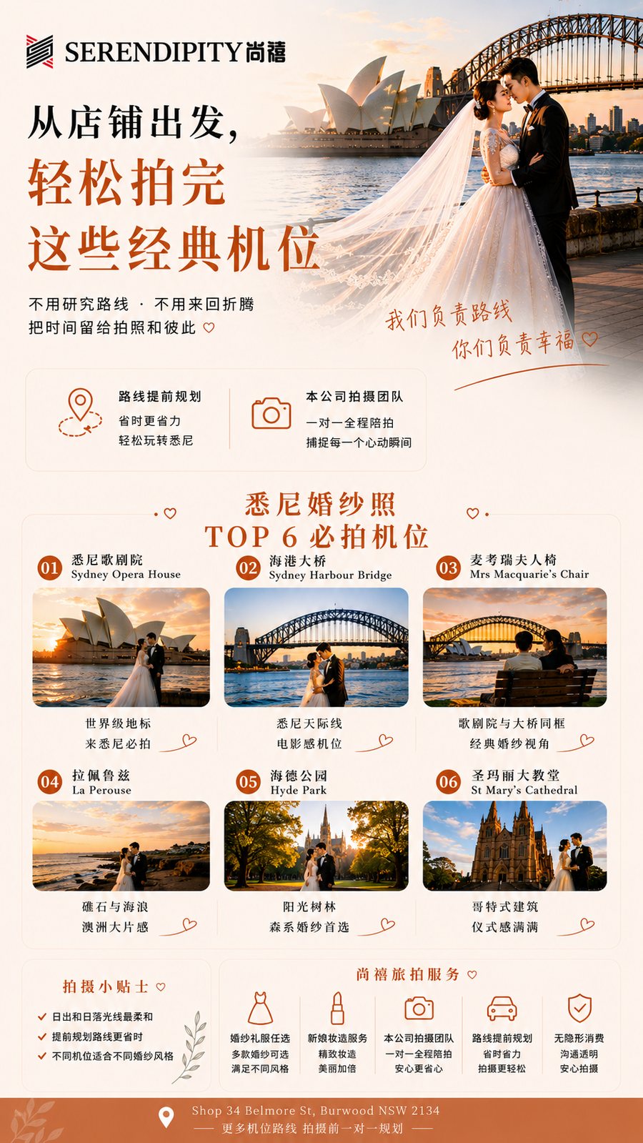悉尼婚纱照 TOP 6 必拍机位